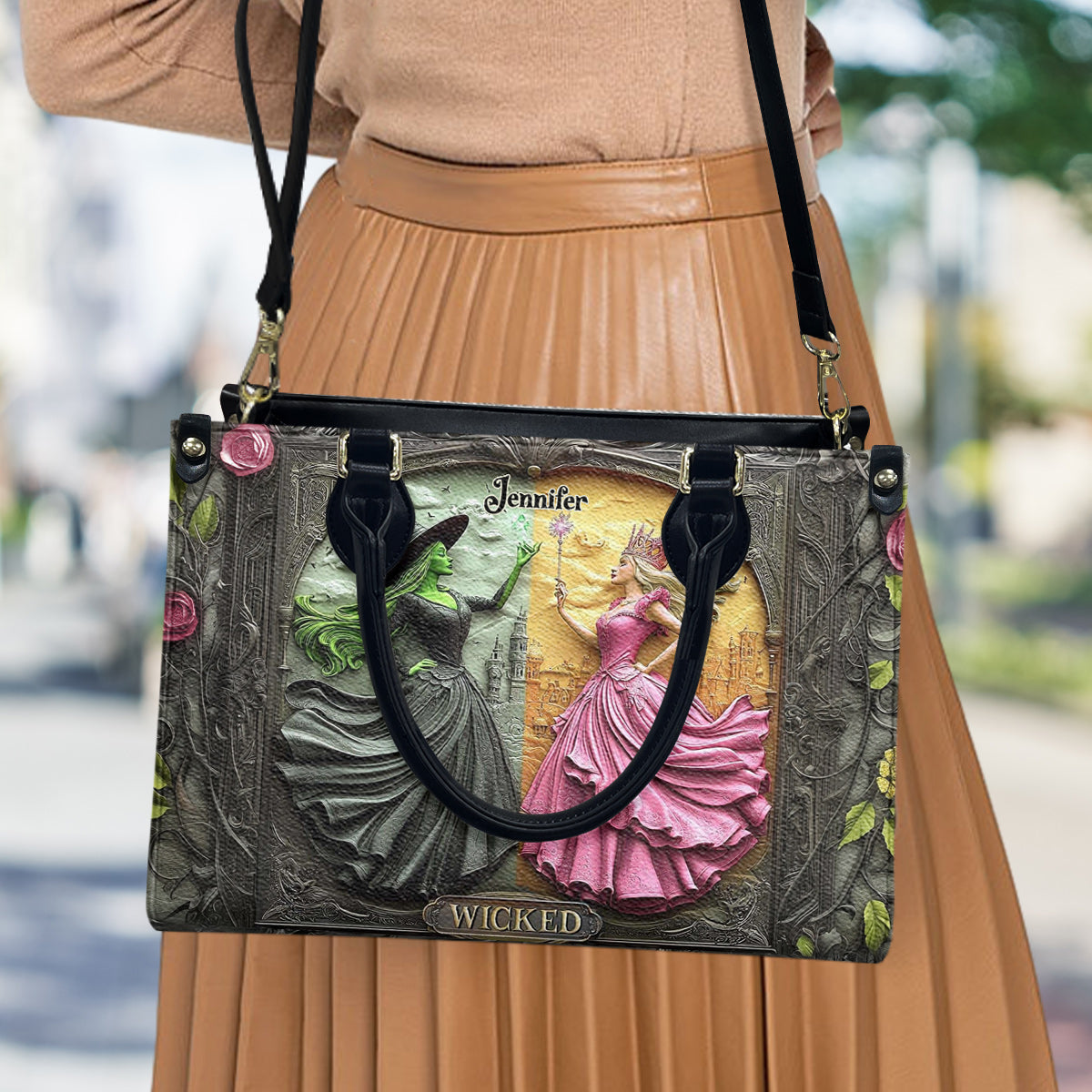 Changed For Good Witch & Princess - Personalized Leather Handbag