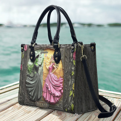 Changed For Good Witch & Princess - Personalized Leather Handbag