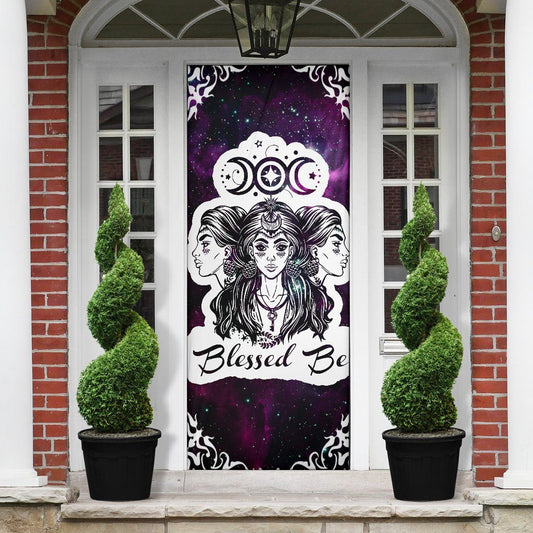 Triple Goddess Wicca - Witch Door sticker 0822