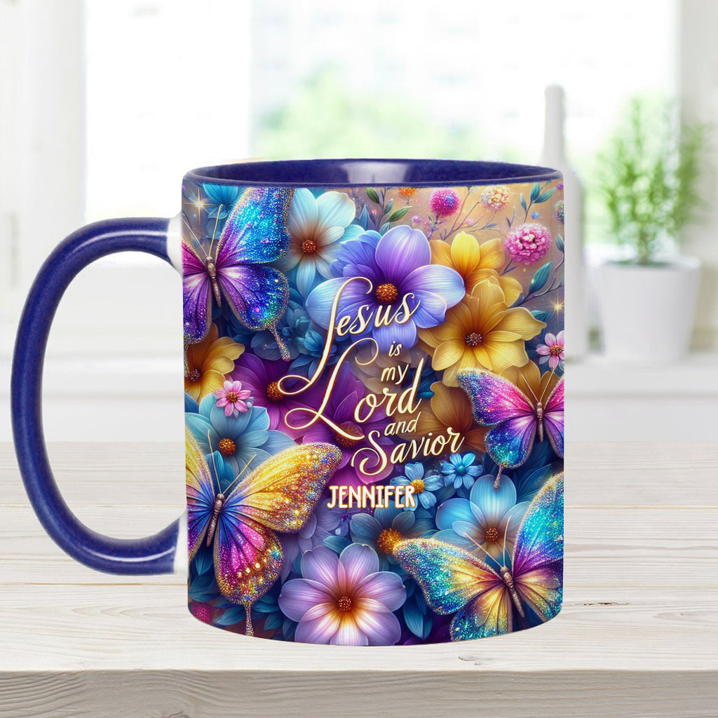 Jesus Is My Lord - Personalized Christian Accent Mug