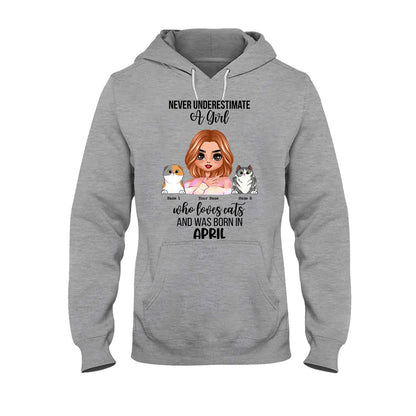 Never Underestimate - Personalized Cat T-shirt and Hoodie