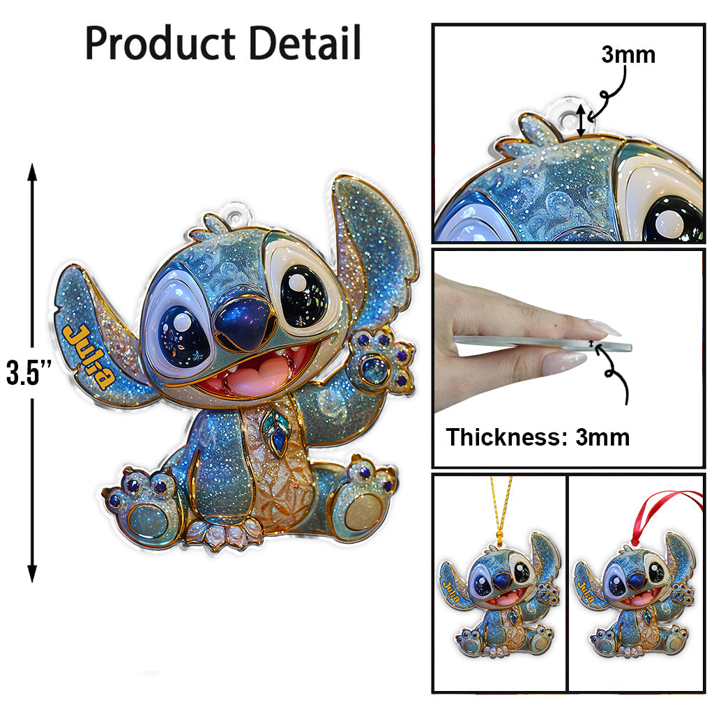 Blue Joy - Personalized Ohana Ornament