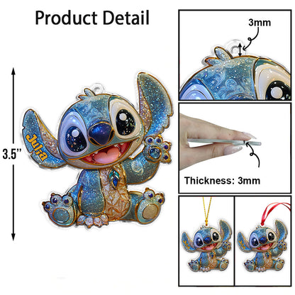 Blue Joy - Personalized Ohana Ornament