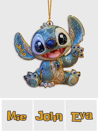 Blue Joy - Personalized Ohana Ornament