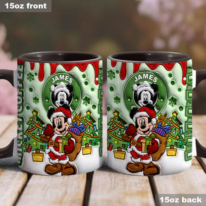 Magical Christmas - Personalized Mouse Accent Mug