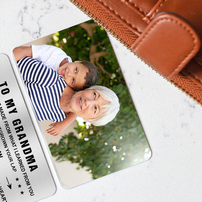 To My Dad - Gift for dad, grandma, grandpa, mom, uncle, aunt - Personalized Wallet Insert Card