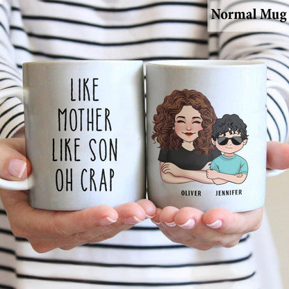Like Father Like Son - Gift for dad, dad, son - Personalized Mug