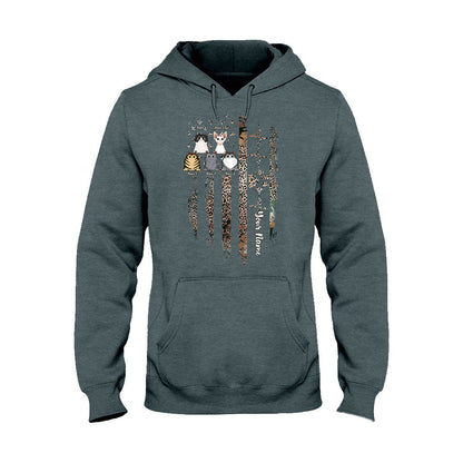 Love My Cats - Personalized Independence Day Cat T-shirt and Hoodie