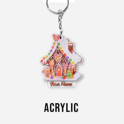 Home Sweet Home - Personalized Mouse Transparent Keychain