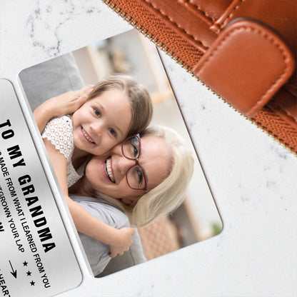 To My Dad - Gift for dad, grandma, grandpa, mom, uncle, aunt - Personalized Wallet Insert Card