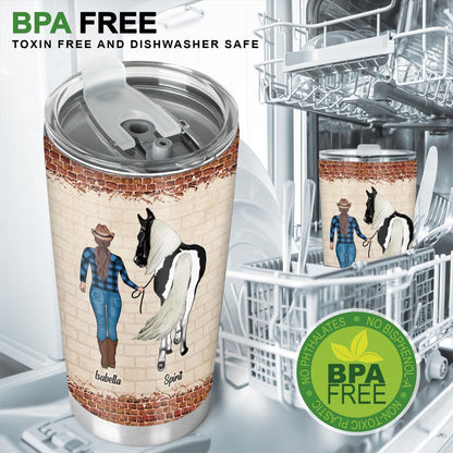 Just A Girl Who Loves Horses - Personalized Horse Tumbler