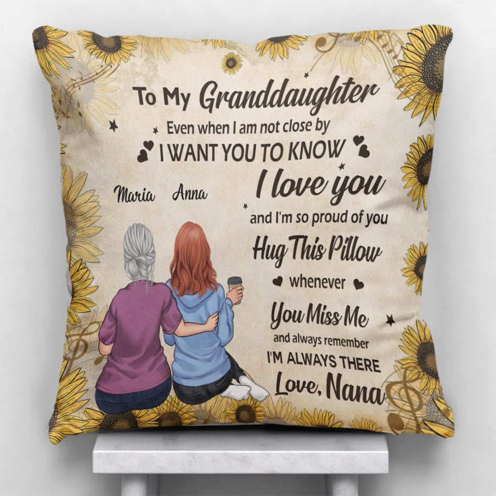 Hug This Pillow - Personalized Mother's Day Grandma Throw Pillow