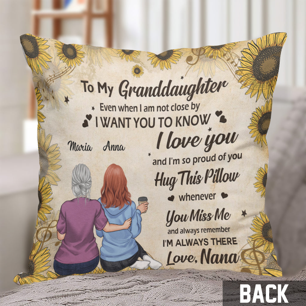Hug This Pillow - Personalized Mother's Day Grandma Throw Pillow