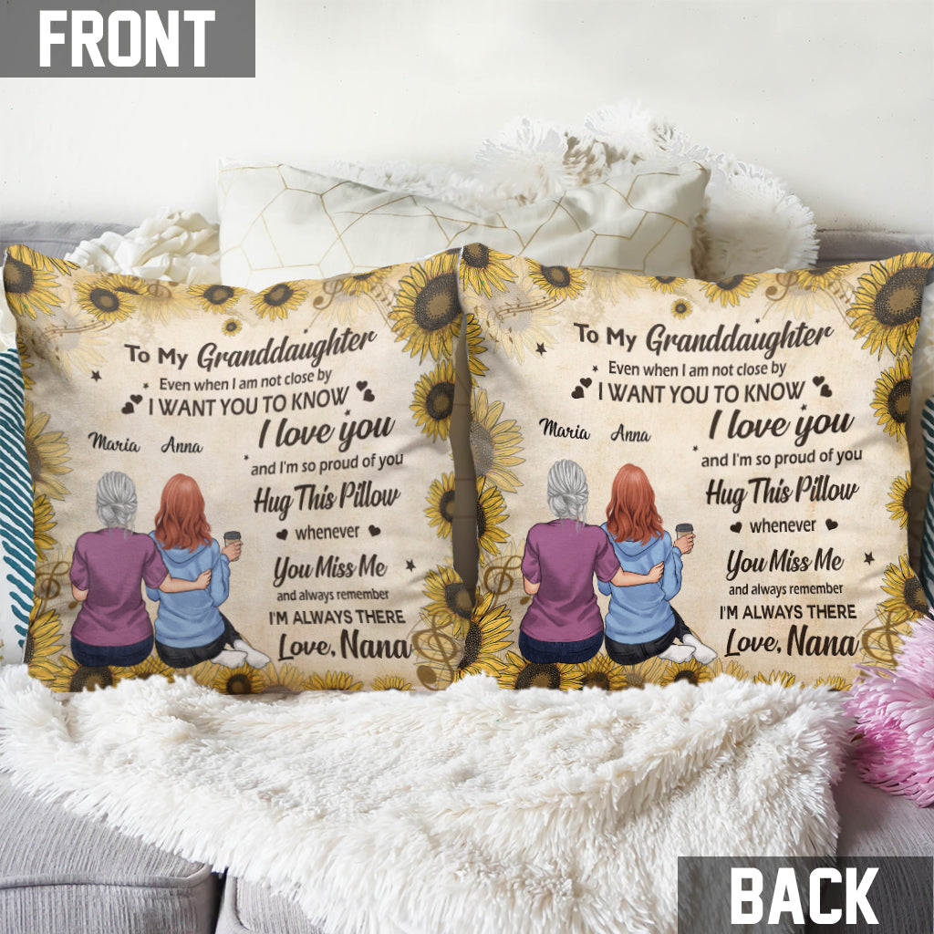 Hug This Pillow - Personalized Mother's Day Grandma Throw Pillow