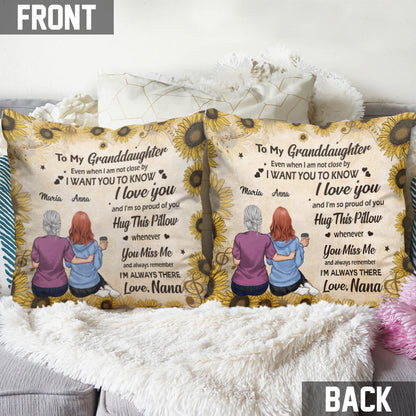 Hug This Pillow - Personalized Mother's Day Grandma Throw Pillow