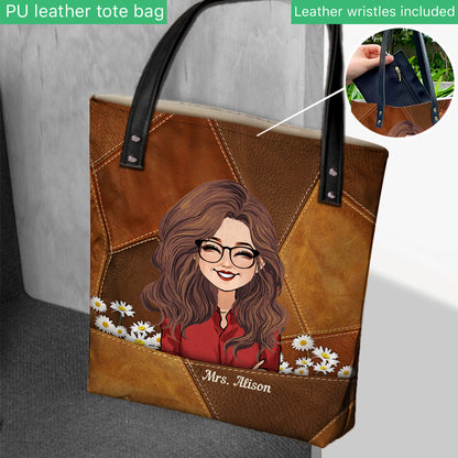 It Takes A Big Heart - Personalized Teacher Tote Bag