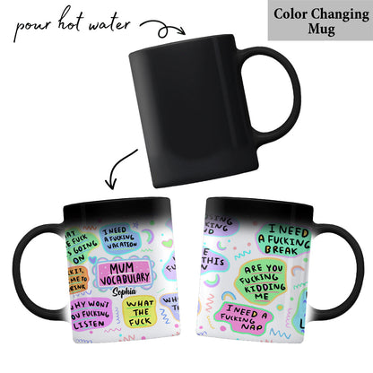 Mom Vocabulary - Personalized Mother Mug