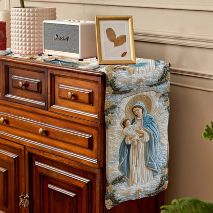 Mother Of God - Christian Table Runner