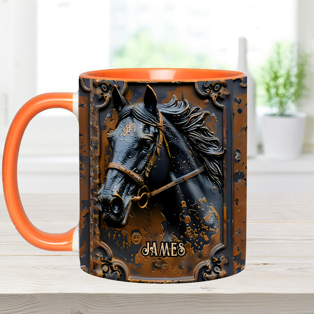 Beautiful Horse - Personalized Horse Accent Mug