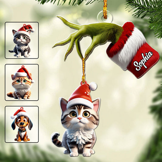 All I Need Is My Pet - Personalized Cat Custom Shaped Ornament