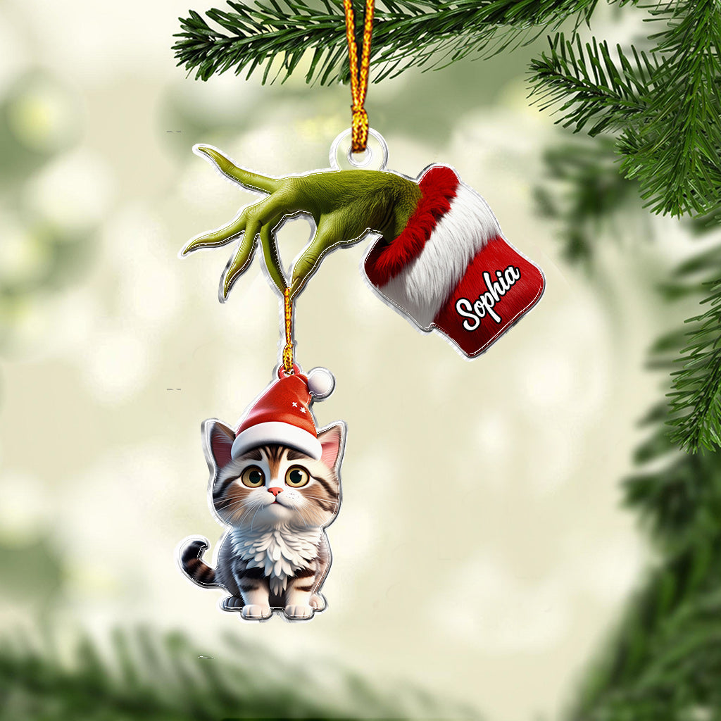 All I Need Is My Pet - Personalized Cat Custom Shaped Ornament