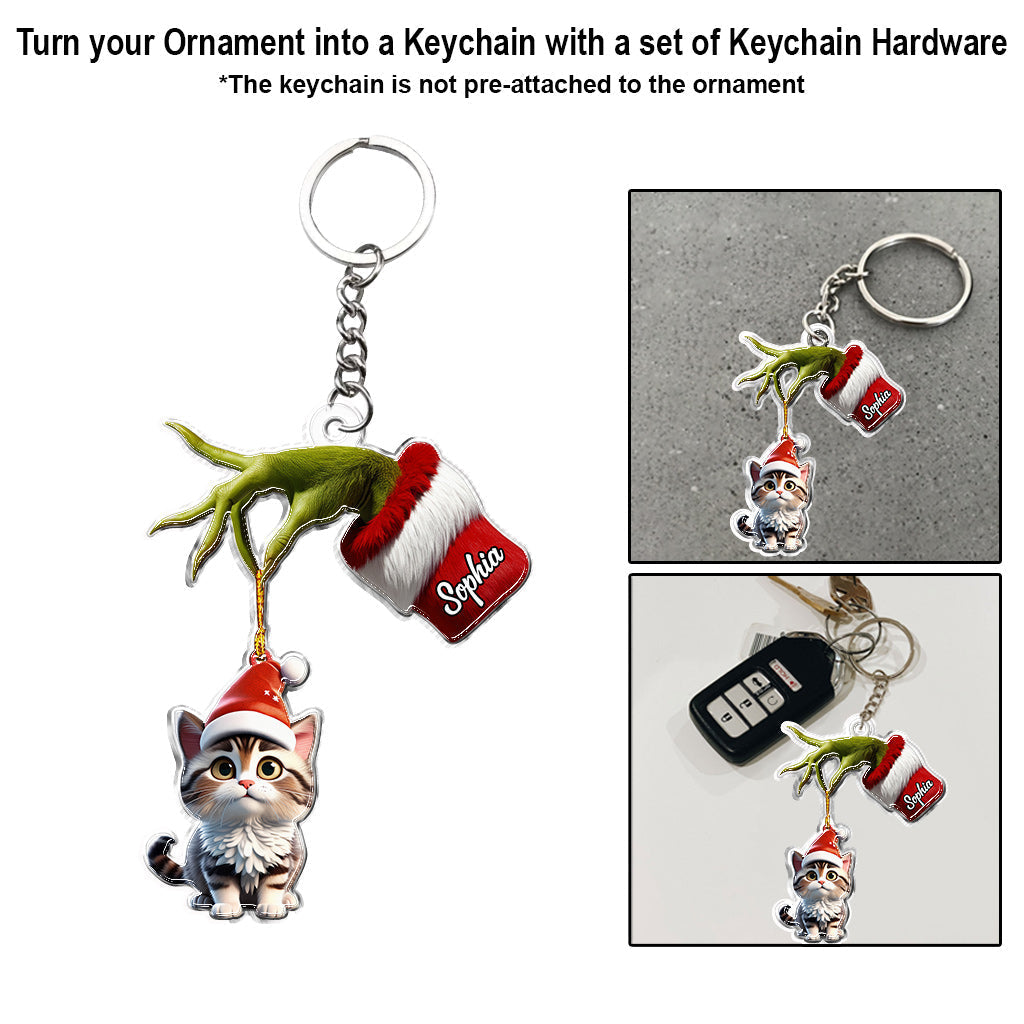 All I Need Is My Pet - Personalized Cat Custom Shaped Ornament