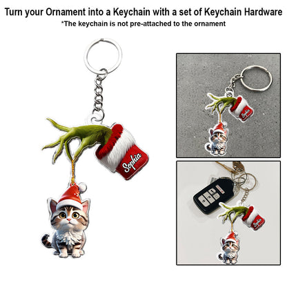 All I Need Is My Pet - Personalized Cat Custom Shaped Ornament