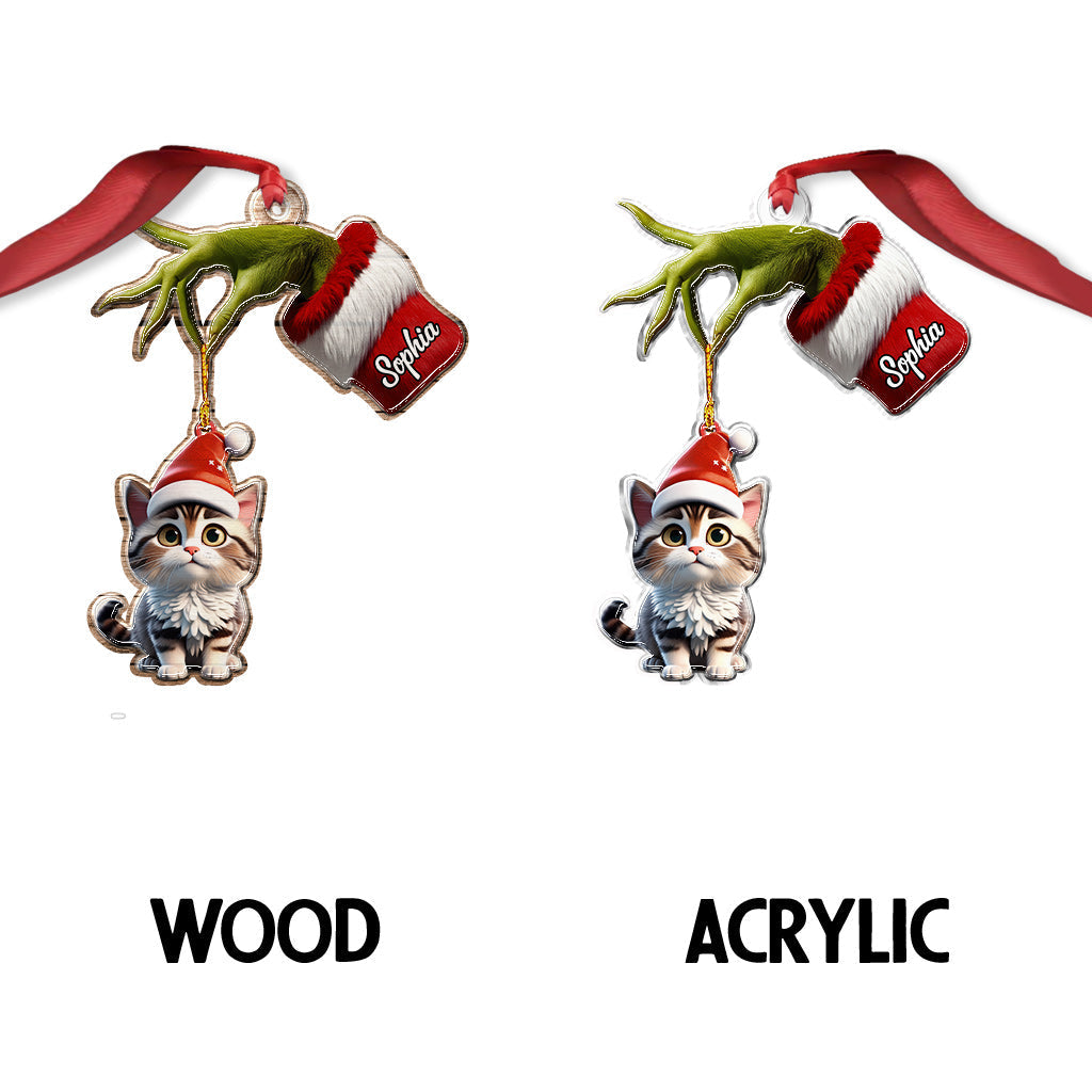 All I Need Is My Pet - Personalized Cat Custom Shaped Ornament