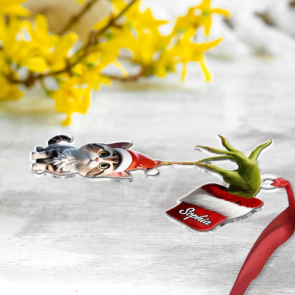 All I Need Is My Pet - Personalized Cat Custom Shaped Ornament