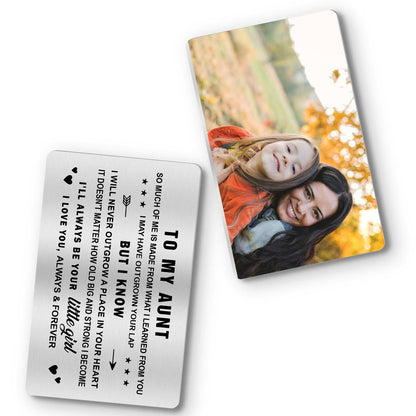 To My Dad - Gift for dad, grandma, grandpa, mom, uncle, aunt - Personalized Wallet Insert Card