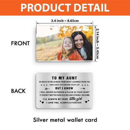 To My Dad - Gift for dad, grandma, grandpa, mom, uncle, aunt - Personalized Wallet Insert Card