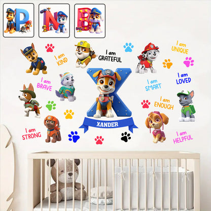 You Are Strong, You Are Brave - Personalized Kid Wall Decal