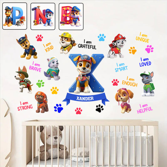 You Are Strong, You Are Brave - Personalized Kid Wall Decal