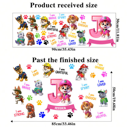 You Are Strong, You Are Brave - Personalized Kid Wall Decal