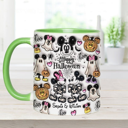 Happy Halloween - Personalized Mouse Accent Mug