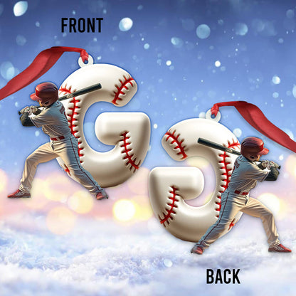 Best Player Ever - Personalized Baseball Ornament