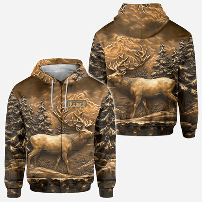 Hunting Deer - Personalized Hunting All Over Shirt