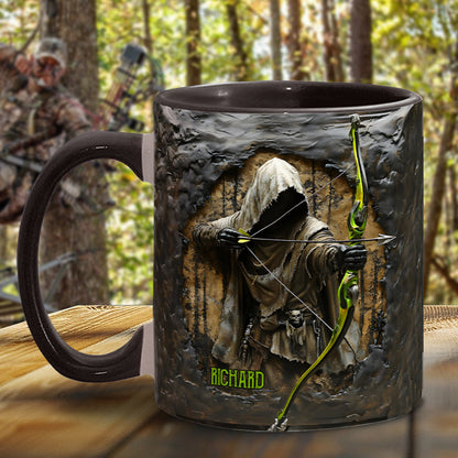 Bow Reaper - Personalized Hunting Accent Mug