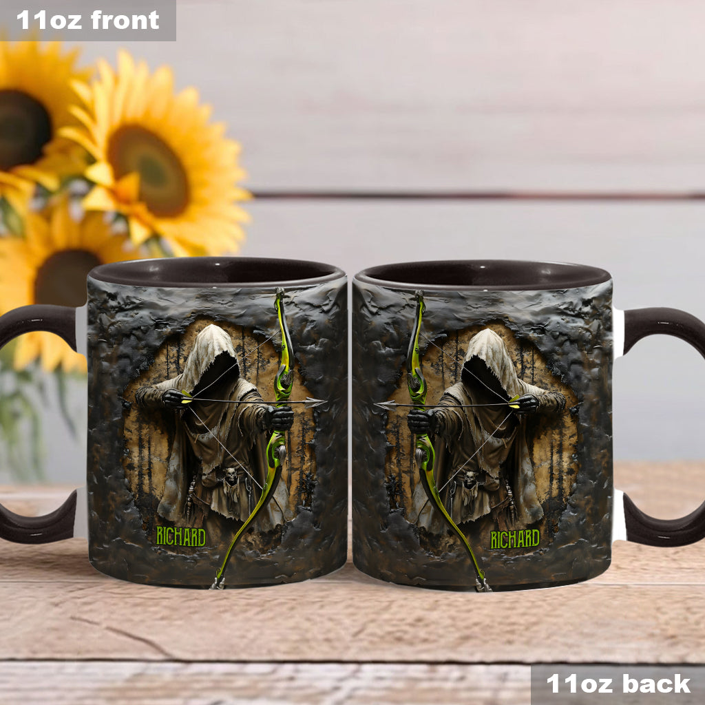 Bow Reaper - Personalized Hunting Accent Mug