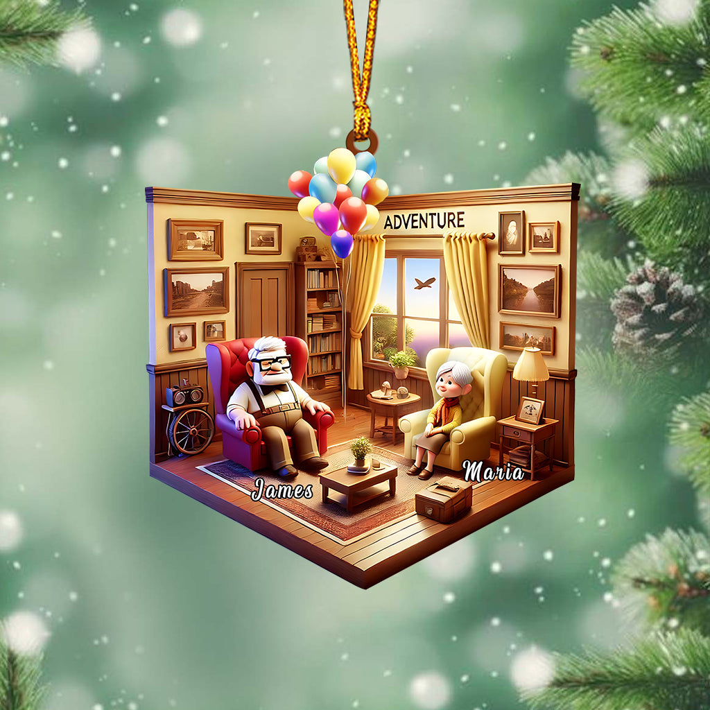 Adventure House - Personalized Mouse Ornament