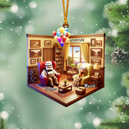 Adventure House - Personalized Mouse Ornament