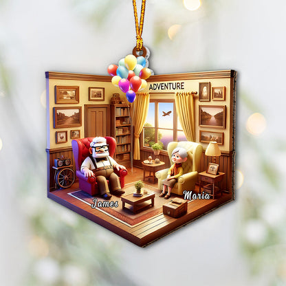 Adventure House - Personalized Mouse Ornament