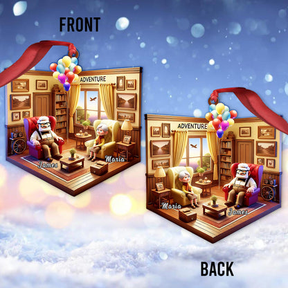 Adventure House - Personalized Mouse Ornament