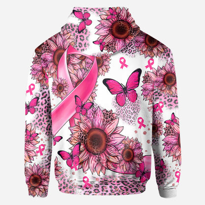 Breast Cancer Warrior - Personalized Breast Cancer Awareness All Over Shirt