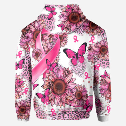 Breast Cancer Warrior - Personalized Breast Cancer Awareness All Over Shirt