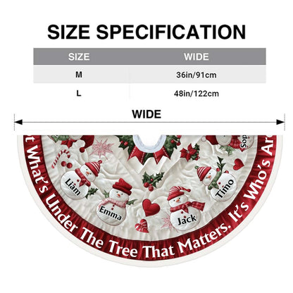 Under The Tree - Personalized Family Tree Skirt