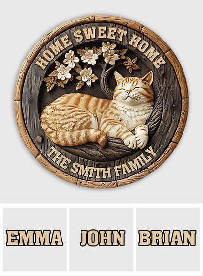 Love Cats - Personalized Cat Round Rug