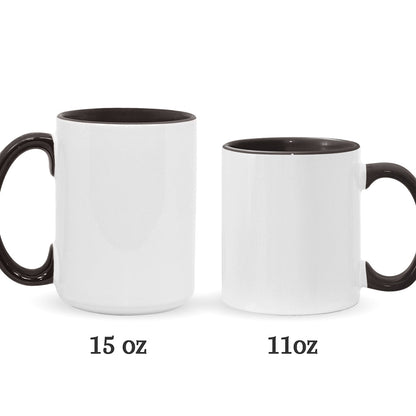 The Galaxy - Personalized The Force Accent Mug