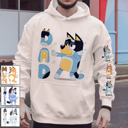 Cool Dad Grandpa Uncle Mum Aunt Nana Custom Title And Kids - Personalized All Over Shirt