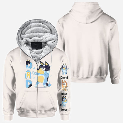 Cool Dad Grandpa Uncle Mum Aunt Nana Custom Title And Kids - Personalized All Over Shirt